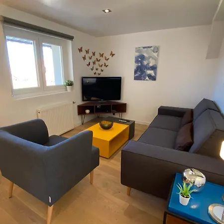 Appartement Duplex Le 12 - Avec Terrasse Dans Le Vignoble - 5 Mn Du Centre De Colmar Wettolsheim