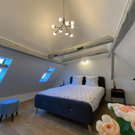 Duplex Le 12 - Avec Terrasse Dans Le Vignoble - 5 Mn Du Centre De Colmar 韦托尔塞姆